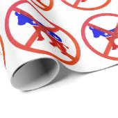 Anti-Demokrat populäres politisches Geschenkpapier (Rolleneckpunkt)