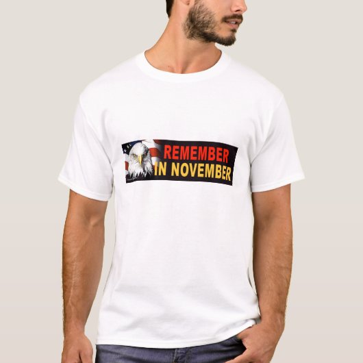 Anti-Demokrat-T - Shirt "Erinnern Sie sich im Nove (Vorderseite)