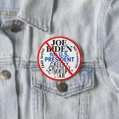 Anti-Demokratische Joe Biden für Präsident Button (Beispiel)