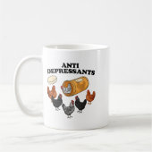 Anti Depressants Chicken  Kaffeetasse (Links)