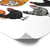 Anti Depressants Chicken  Poster (Ecke)