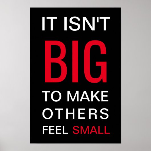 Anti Depression Anti Bullying Poster (Vorne)