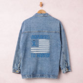 Anti-Diabetes-Bewusstsein unzerbrechlich T1D Warri Jeansjacke (Hangar)