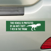 Anti-Diebstahl T-Rex Autoaufkleber (Auf Auto)