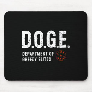 Anti Doge D.o.g. Echte Bedeutung Funny Definition Mousepad