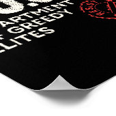 Anti Doge D.o.g. Echte Bedeutung Poster (Ecke)