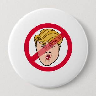ANTI DONALD Karikatur - Anti-Trump - Button