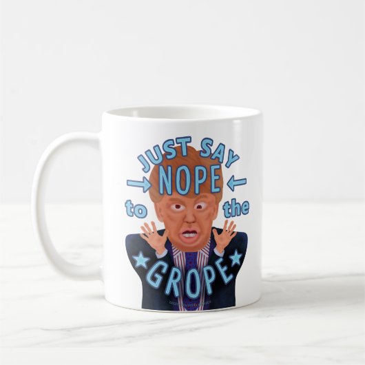 Anti Donald Trump 2016 Wahlnopf für die Gruppe Kaffeetasse (Links)