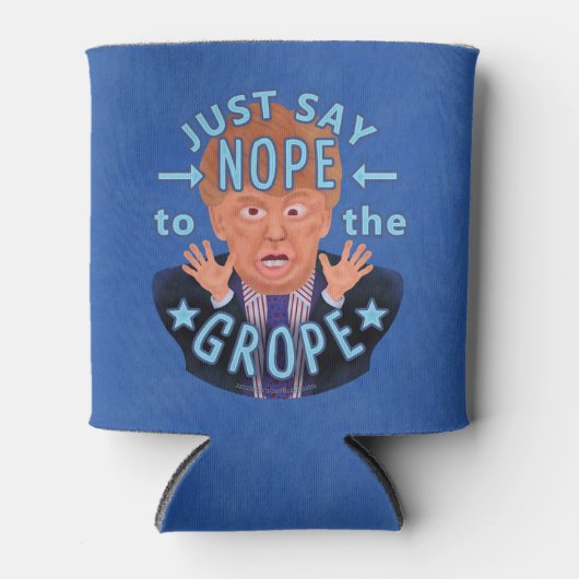 Anti Donald Trump 2024 Wahlnopf für die Gruppe Dosenkühler (Vorderseite)