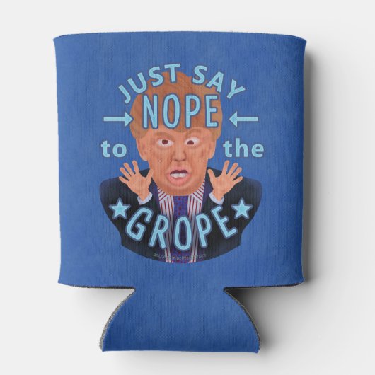 Anti Donald Trump 2024 Wahlnopf für die Gruppe Dosenkühler (Rückseite)