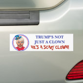 Anti Donald Trump Beängstigend Clown-Autoaufkleber Autoaufkleber (Auf Auto)