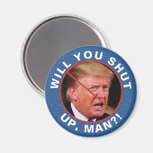 Anti-Donald Trump-Biden-Zitat wird den Mann aussch Magnet (Vorderseite/Rückseite)