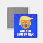 Anti Donald Trump ByeDon wird den Mann abschotten Magnet (Vorderseite/Rückseite)