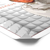 Anti Donald Trump malt in einer Zwangsjacke Poster (Ecke)