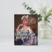 Anti Donald Trump Marie Antoinette 2020 Wahl Postkarte (Stehend Vorderseite)