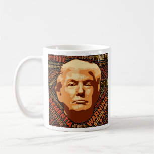 Anti Donald Trump nicht mein politischer Präsident Kaffeetasse