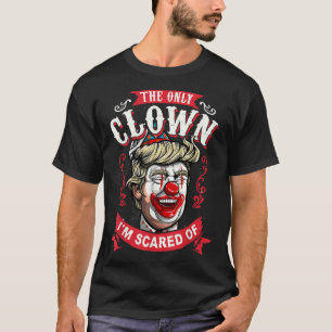 Anti Donald Trump T Shirt Funny Clown Resist Men