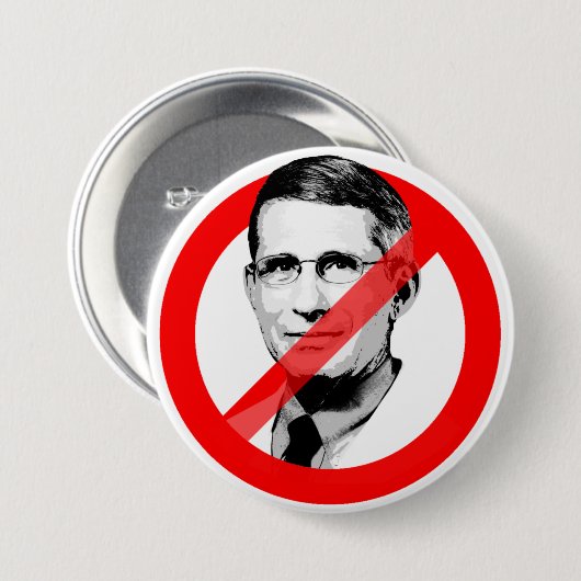 ANTI DR FAUCI BUTTON (Vorne & Hinten)