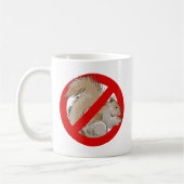 Anti-Eichhörnchen Kaffeetasse (Links)