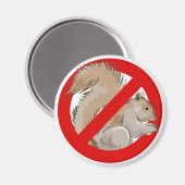 Anti-Eichhörnchen Magnet (Vorderseite/Rückseite)