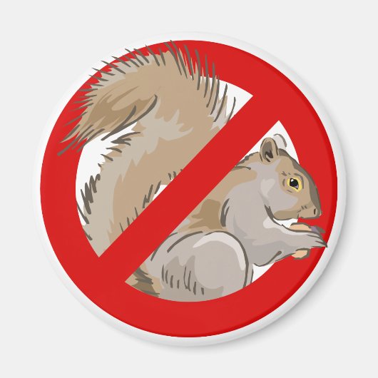 Anti-Eichhörnchen Magnet (Vorne)