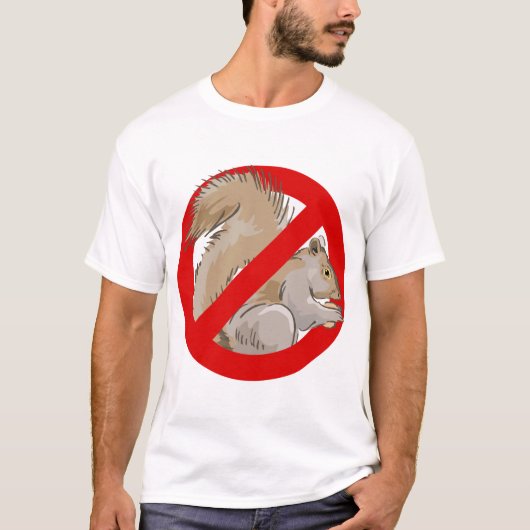 Anti-Eichhörnchen T-Shirt (Vorderseite)