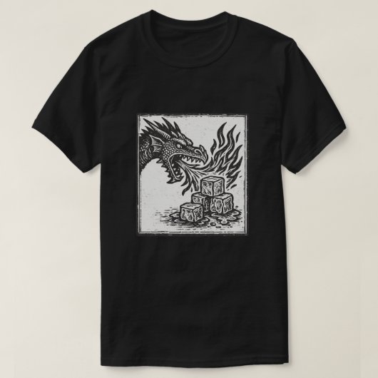Anti-Eis-Drache T-Shirt (Design vorne)