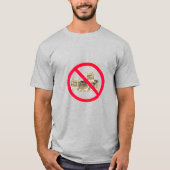 Anti-Eis- (graues) T-Shirt (Vorderseite)