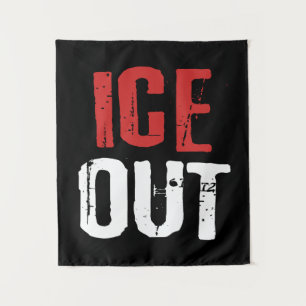 Anti-Eis-Politaktivismus-Protest Wandteppich