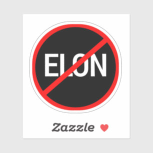 Anti Elon Musk Protest Indoor Outdoor Decal oder C Aufkleber