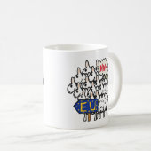 Anti-EU-Brexit Kaffeetasse (VorderseiteRechts)