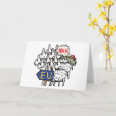 Anti-EU-Brexit Karte (Gelbe Blume)