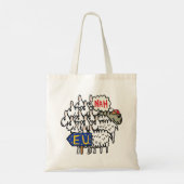 Anti-EU-Brexit Tragetasche (Rückseite)