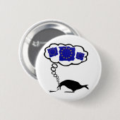 Anti-EU kotzen themenorientierte BRITISCHE Button (Vorne & Hinten)