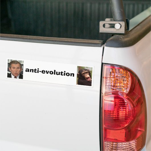 Anti-Evolution Autoaufkleber (Auf Lkw)