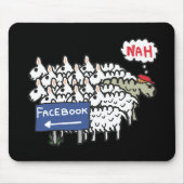 Anti Facebook Mousepad (Vorne)