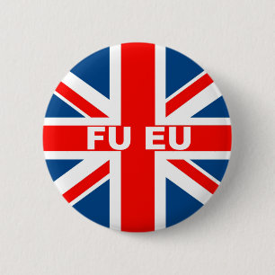 Anti-Flagge EU Briten Button