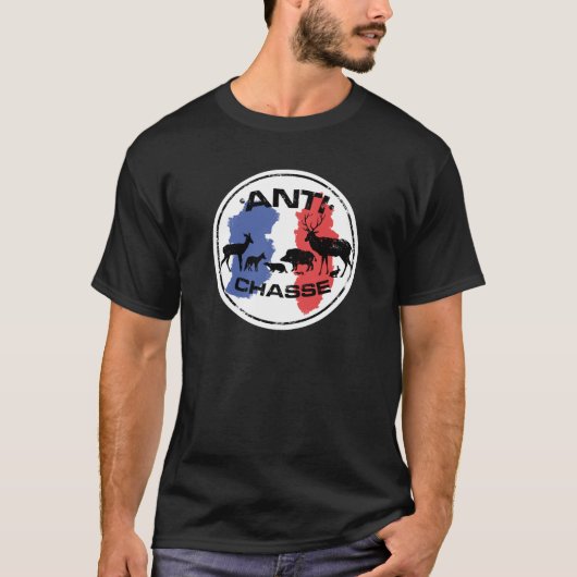 Anti-FRA-Jagd. T-Shirt (Vorderseite)