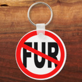 Anti-Fur-Design Schlüsselanhänger (Vorderseite)