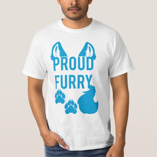 Anti-Furry-Klassiker T-Shirt (Vorderseite)