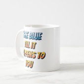 Anti-Geweckt, Anti-Demokraten und Pro-starke Grenz Kaffeetasse (Vorderseite Links)