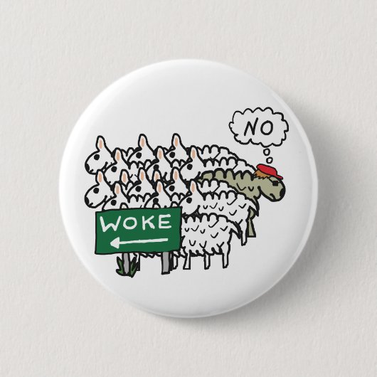 Anti Geweckt Button (Vorderseite)