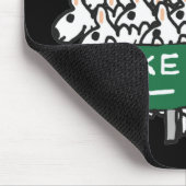 Anti Geweckt Mousepad (Ecke)