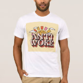 ANTI GEWECKT T - SHIRT RETRO STYLE T-SHIRTS (Vorderseite)