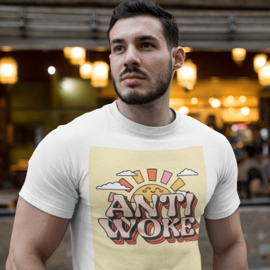 ANTI GEWECKT T - SHIRT RETRO STYLE T-SHIRTS