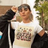 ANTI GEWECKT T - SHIRT RETRO STYLE T-SHIRTS