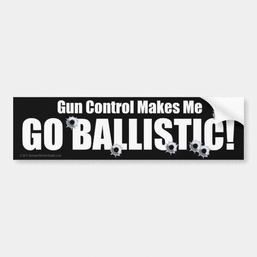 Anti-Gewehr Aufkleber Autoaufkleber (Vorne)