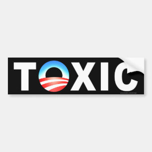 Anti"giftiger" Autoaufkleber Obama