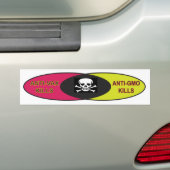 ANTI GMO and VAX KILLS Autoaufkleber (Auf Auto)