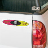 ANTI GMO and VAX KILLS Autoaufkleber (Auf Lkw)